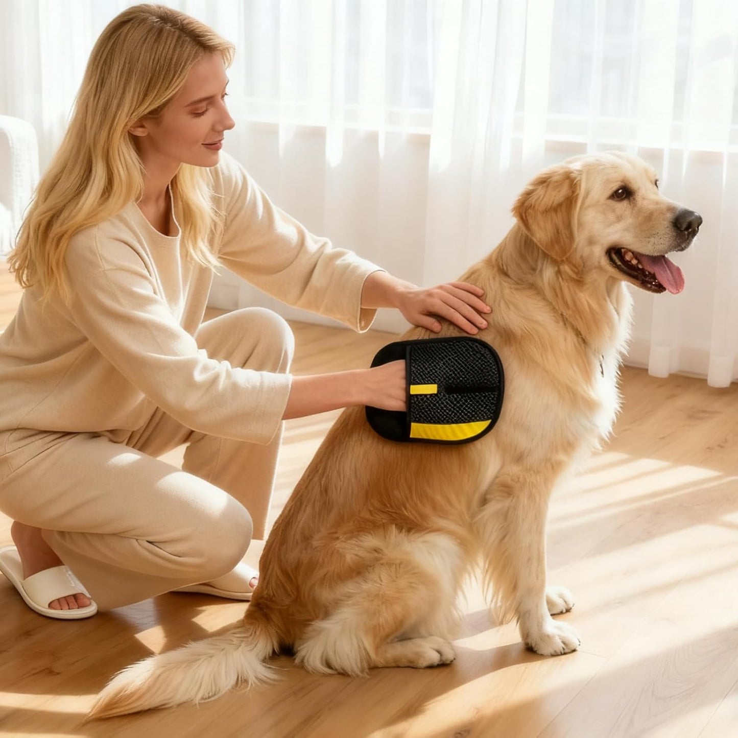 szőrmentesítő kesztyű